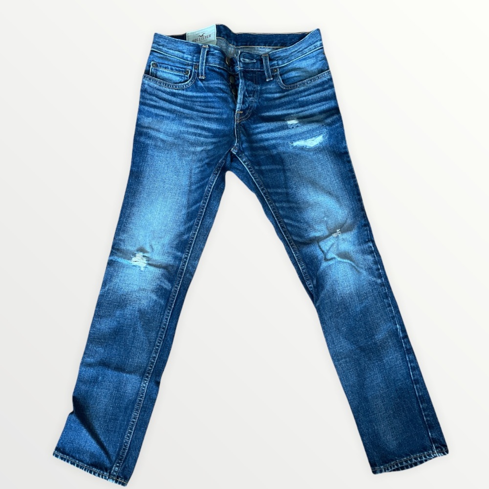 Hollister ripped jeans